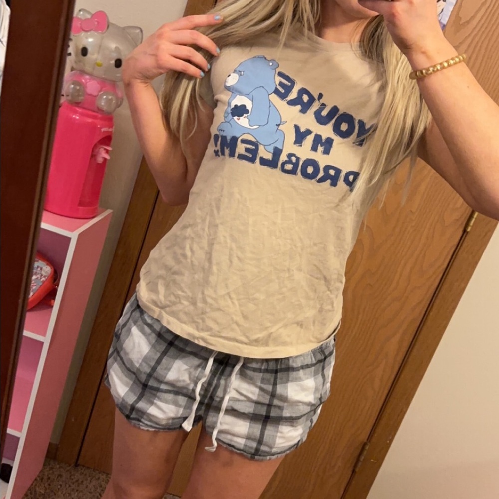 You’re my problem Grumpy Bear Care Bear Tee Juniors Sizing
